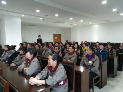 保潔培訓(xùn)現(xiàn)場